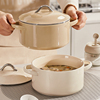 轻奢双耳汤碗家用高级感带盖汤盆大号陶瓷泡面碗个人专用大碗餐具