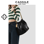 cassile卡思乐托特包女2024高级感小众设计大容量单肩水桶包
