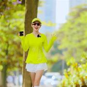 运动服套装女学生跑步服轻薄透气连帽衫，防晒速干健身衣