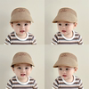 夏天韩国宝宝草帽夏季可折叠男童女童沙滩帽婴儿童遮阳空顶帽