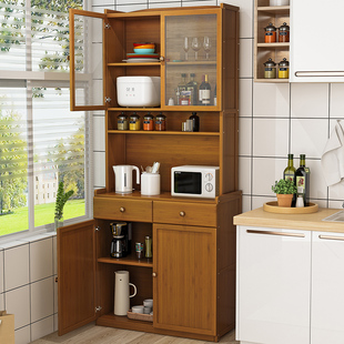 餐边柜厨房橱柜子简约窄型简易客厅储物经济型现代家用碗柜菜柜