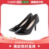 日本直邮menuemenue美腿迷人尖头，8cm高跟鞋(黑色珐琅款式