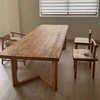 莫贤老榆木餐桌中式复古餐桌实木茶桌老榆木桌面吧台窗台板子