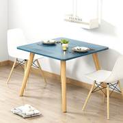 餐桌小户型家用方桌，简易吃饭桌出租屋饭桌，实木餐桌椅组合46人桌子