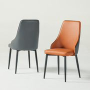 轻奢餐椅家用餐厅椅子现代简约靠背凳子网红化妆椅北欧软包椅