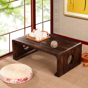 新现代简约榻榻米茶几桌飘窗桌窗台桌日式禅意茶桌实木小炕桌矮品