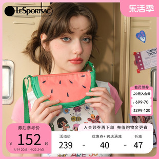 LeSportsac乐播诗夏季斜挎包西瓜水果造型可爱手机包女包X118