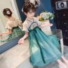 女童汉服2023夏季古装12岁小孩短袖襦裙超仙中国风儿童连衣裙