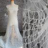 欧美风白色凹凸泡泡千层蛋糕，裙透明网纱手工，定制蕾丝设计师面料