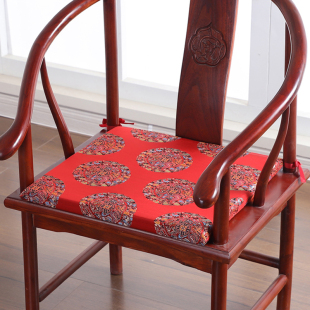 红木椅子坐垫新中式古典实木家居餐椅垫圈椅太师椅茶椅坐垫可拆洗