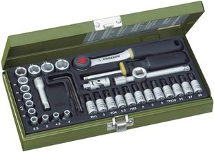 德国proxxon套筒扳手套装，修车家用维修工具组合23080国内