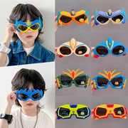 儿童墨镜男童奥特曼太阳镜眼镜，防紫外线偏光防晒小男孩宝宝遮阳镜