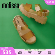 Melissa梅丽莎2023女士时尚齿轮厚底凉鞋果冻鞋33888