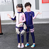 韩国儿童防晒游泳衣长袖浮潜服，女童男童分体中大童泳装速干潜水服