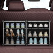 车载鞋盒透明车用车内汽车，后备箱放鞋子收纳神器，鞋架床底储物鞋柜