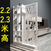 屏风隔断玄关柜时尚客厅镂空简约现代隔断柜白色折屏双面门厅欧式