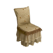 定制餐桌椅子餐椅垫桌椅套家用椅背全桌布加棉U防滑布艺防尘罩