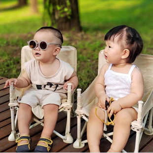 ins儿童餐椅宝宝折叠便携多功能，户外座椅婴儿拍照家用学坐小凳子