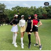韩国高尔夫防晒袜子户外运动冰丝防UV紫外线超薄打底裤不勾丝