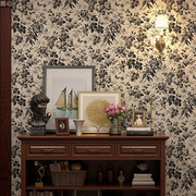 美式复古花卉衣柜贴纸自粘壁纸卧室柜子家具翻新贴法式壁纸墙贴纸