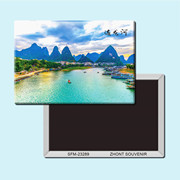 广西桂林遇龙河旅游纪念品磁性冰箱贴磁贴简约家居装饰贴纸23289