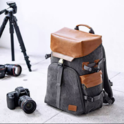 日本SANWA休闲双肩包旅行包单反相机摄影包大容量防泼水背包旅游