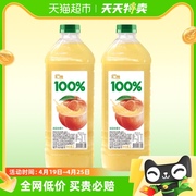 汇源100%桃混合果汁2L*1瓶装纯正果味果蔬汁大容量家庭聚会装