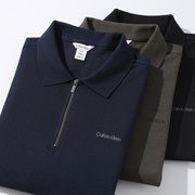 美版正品Calvin Klein男士短袖POLO衫时尚休闲舒适透气上衣夏季新