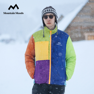 Mountain Moods专业滑雪服中间层男女棉服防风保暖加棉衣轻便透气