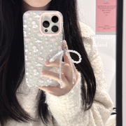 可爱双子星iphone15ProMax手机壳12透明闪粉13粉色卡通女款苹果14Pro