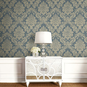美式复古壁纸欧式大花墙纸客厅卧室墙布背景墙无缝整张定制高级感