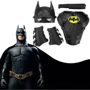 儿童节蝙蝠侠铠甲玩具盔甲套装COS演出服装男童面具披风幼儿园