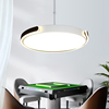 伸缩灯升降灯创意个性极简圆形，麻将灯现代简约客厅办公室餐厅灯具