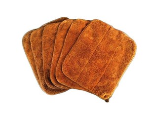 挂钩小毛巾珊瑚绒挂巾加厚方巾，擦手巾比吸水软抹布深色耐脏批