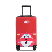 超级飞侠联名红色可登机20寸女士拉杆箱耐磨轻盈小巧儿童行李箱