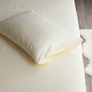全棉三四件套纯色米，白色浅灰床单被套，民宿1.2米1.5m1.8床纯棉床品