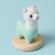 羊毛毡戳戳乐diy手工制作玩偶羊驼材料包全套送给男朋友的礼物