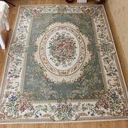 欧式地毯客厅简约现代茶几垫美式乡村餐厅卧室床边毯方形房间图案