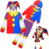 神奇数字马戏团cos服童装贾克斯帕姆尼，衣服卫衣儿童小丑演出套装