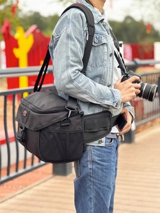 两用腰包单反相机双肩包微单专业摄影背包多功能镜头相机包男防水
