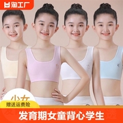 女童背心发育期学生儿童抹胸第一阶段7-13岁纯棉夏季薄款吊带内衣