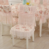 厂浪漫欧式蕾丝餐桌布布艺长方形，田园桌布椅套椅垫椅子套罩家用新