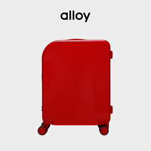 alloy明星同款行李箱202428寸红色拉杆箱登机箱结婚旅行箱密码箱