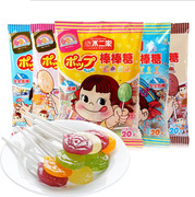 网红不二家棒棒糖袋装20支装116g多口味水果味儿童糖果休闲零食