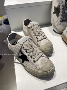 伊布韩国东大门2023圆头，低帮星星五角星，做旧小脏鞋帆布鞋