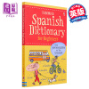  少儿学西班牙语 入门词典 附线上发音查询 西班牙文原版 Spanish Dictionary for Beginners Francoise Holmes中商原版