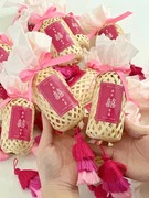 中式高级感喜糖盒结婚喜糖盒子婚礼糖盒礼盒糖果包装袋子