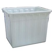 白色塑料储水箱加厚PE牛筋周转箱养殖胶框长方形工具箱生产