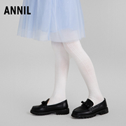 安奈儿童装女童连裤袜秋舒适柔软学生洋气纯色跳舞袜打底袜