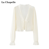 拉夏贝尔lachapelle夏季冰丝，防晒雪纺开衫空调，衫罩衫披肩外套女